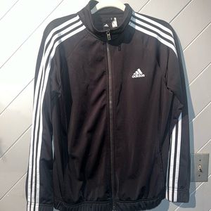 Adidas black jacket size large